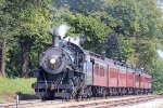 No. 475 makes a flag stop for Groff's Picnic Grove with the returning 1 PM train